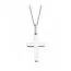 Hopeinen ristikaulakoru JTN1-280884-1