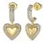 Guess Beloved Ohrringe JUBE05021JWYGT/U-1