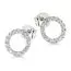 Weißes Goldiset Ohrringe K-E35254ZW-1