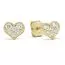 Kultaiset sydänkorvakorut K-E38302Z-1