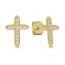Gold Ohrringe, Kreuzen K-E53204Z-1