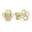 Gold Ohrringe, Blume K-E94840Z-1