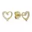 Gold HerzOhrringe K-E97397Z-1