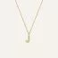 Mockberg Petite Stone Letter, J Halskette MB0080-1