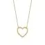 Goldenes Herz-Halskette NK-51127-008