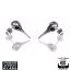 Northern Viking Jewelry Raven Skull Ohrringe NVJKK036-1
