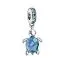 PAN HOP RS MURANO GLASS SEA TURTLE CRYST-1