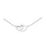 Hopeinen kaulakoru, sydän PNS0581-1