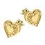 Kultaiset korvakorut, sydän PPC0356-01 EARR-1