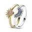 Pandora Celestial Sparkling Sun and Moon sormussetti -1