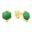 Grüne Vergoldete Ohrringe WE-69859GVIHR