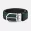 Montblanc Horseshoe Buckle Sfumato British Green 35mm Belt MB198644-1