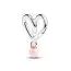 Pandora Two-tone Wrapped Heart hela 783242C01-1