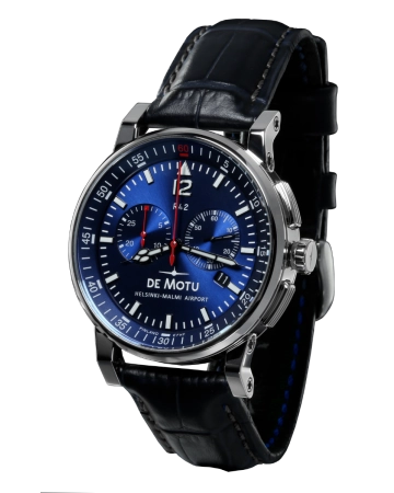 De Motu R42 MKII Polished Steel -rannekello DMR4224 -2