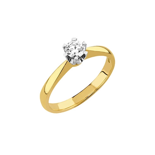 Sandberg Onnenlähde -timanttisormus (0.23ct) K-2-1